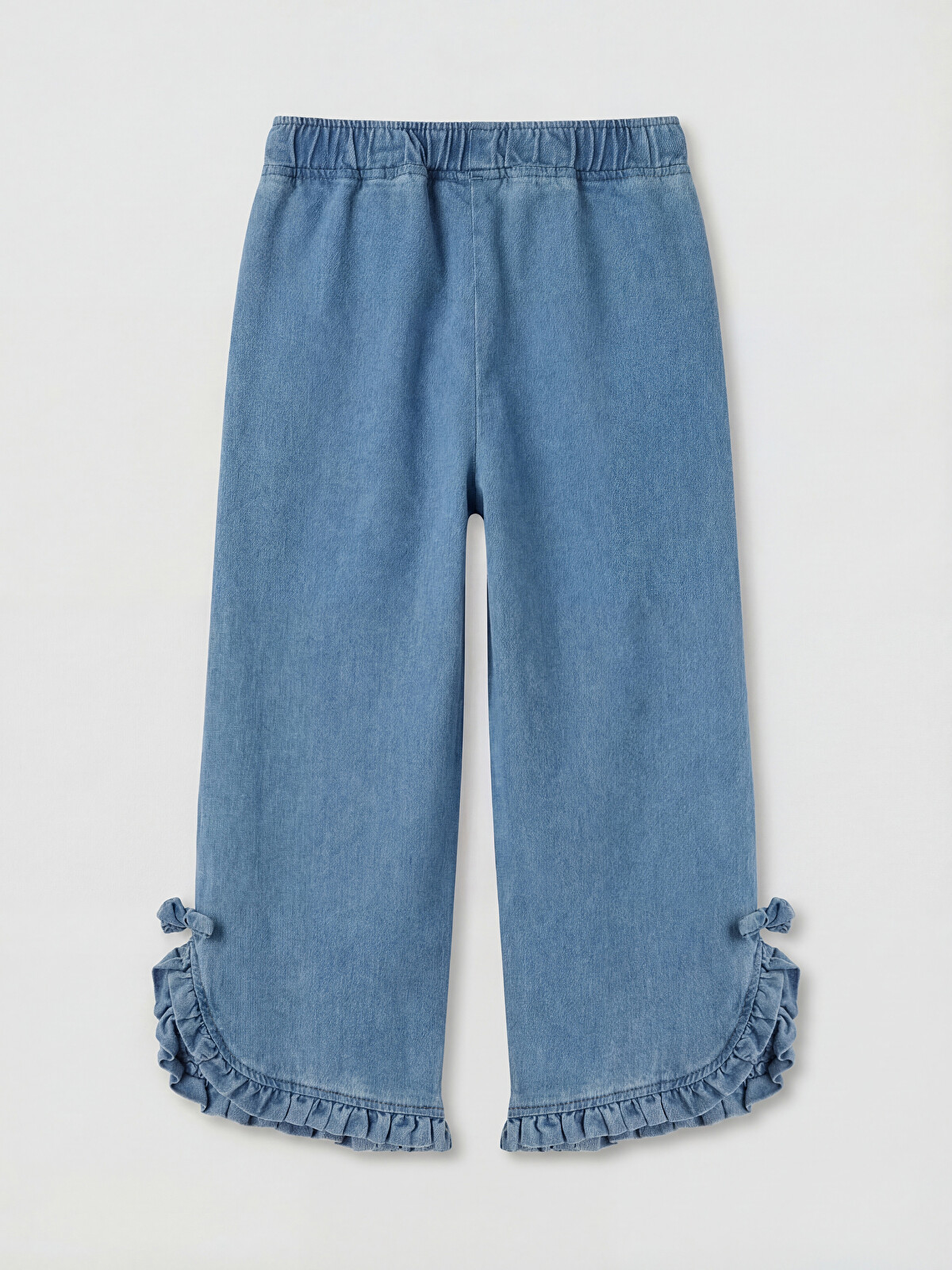 LCW Kids Regular Fit Ruffled Bow Girls Jeans