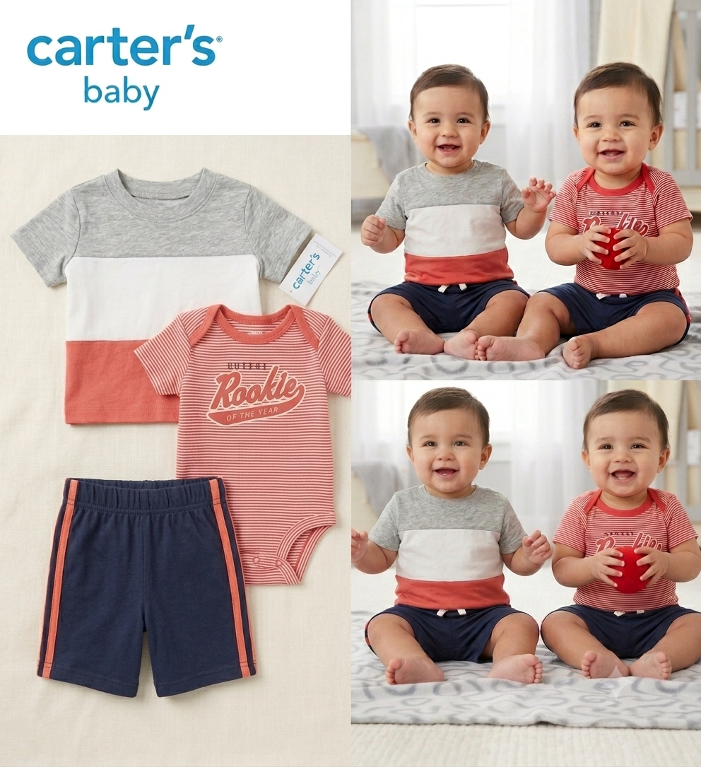 Carters set 3 pieces