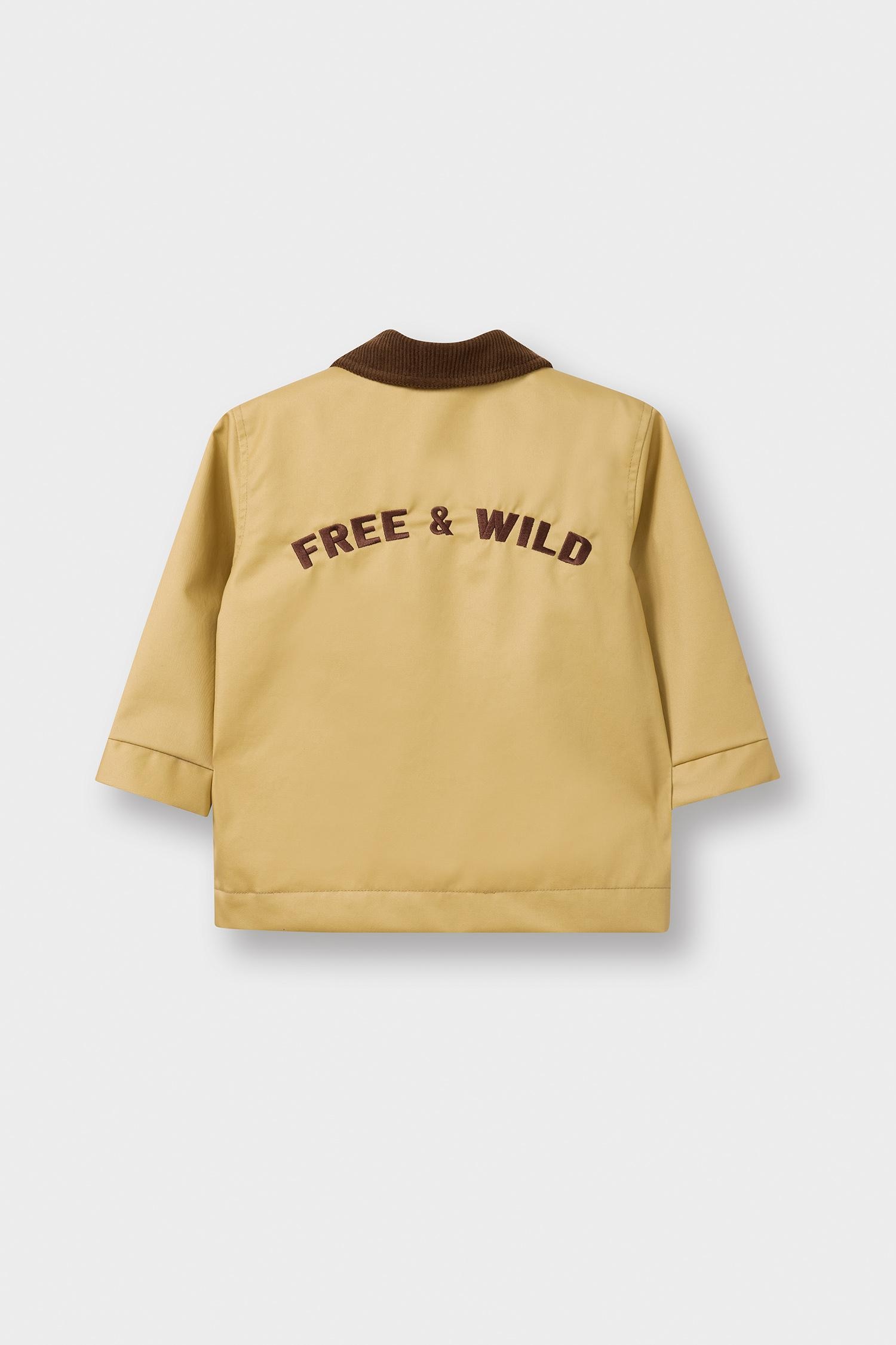 Defacto Baby Boy Contrast Collar Jacket