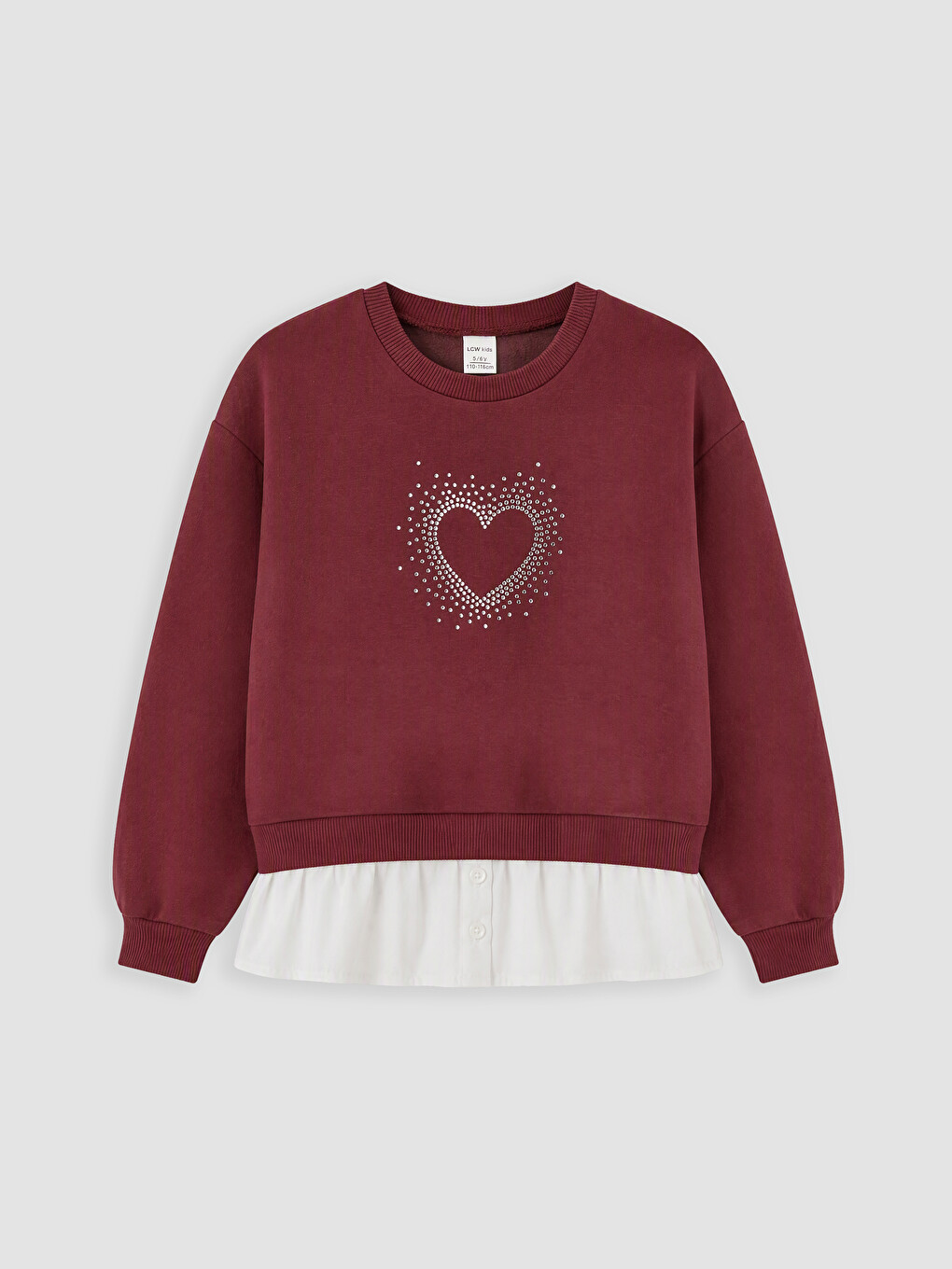 LC Waikiki Printed Girls Thick Sweatshirt